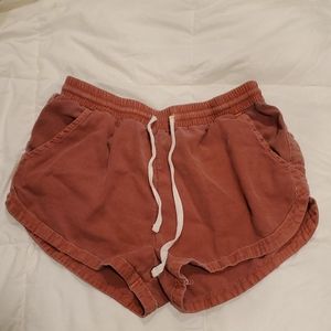 Burnt red shorts